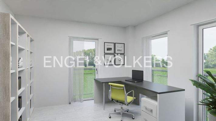 Visualisierung Arbeitszimmer