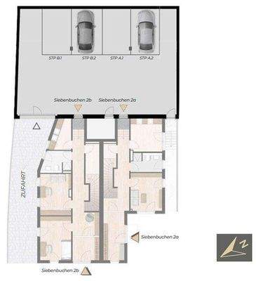 Grundriss Tiefgarage