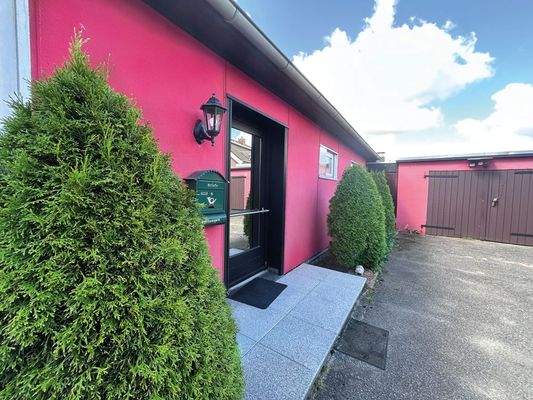 Blick auf den Eingangsbereich