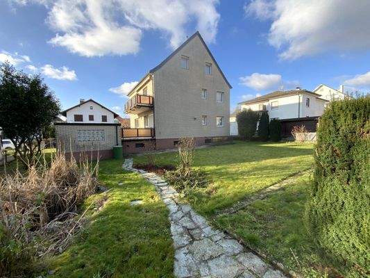 Blick aus dem Garten