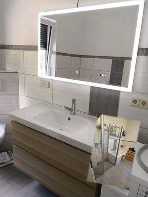 Badansicht mit Waschtisch 