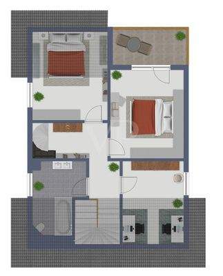 Grundriss Dachgeschoss