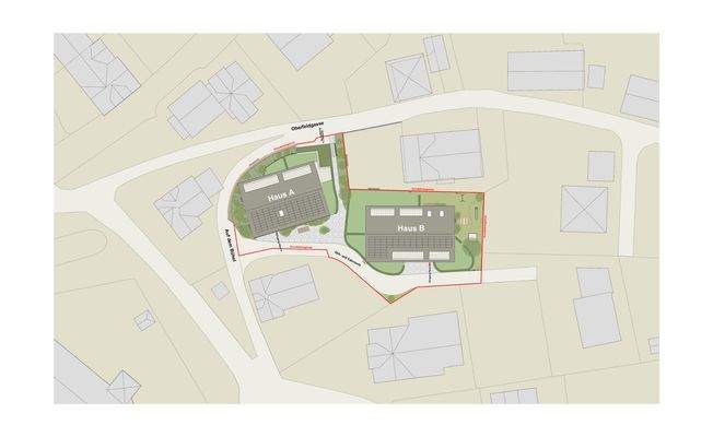 Auf dem Buehel, Wolfurt-Lageplan