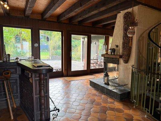 Blick in die große Wohndiele