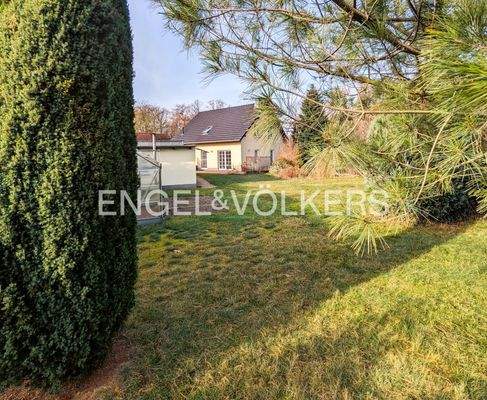 Blick vom Grundstück