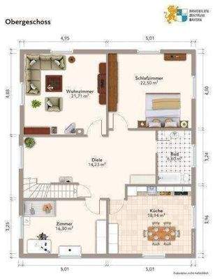 Grundriss Obergeschoss