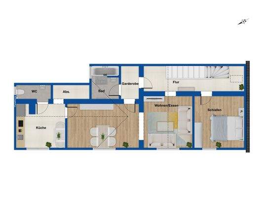 Grundriss Obergeschoss