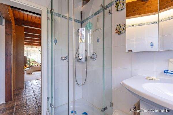Duschbad im Erdgeschoss
