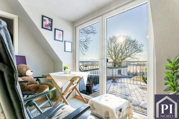 Blick auf die Dachterrasse und das Noor