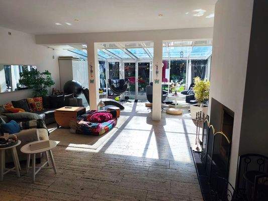 Wohnzimmer.Wintergarten