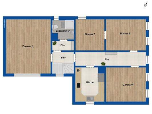 Grundriss Obergeschoss