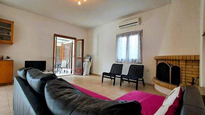 Kreta, Vamos: Einstöckige Villa mit zwei Schlafzimmern, Gemeinschaftspool und privatem Garten