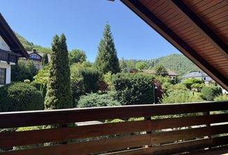 Ausblick Balkon