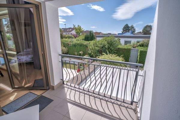 Loggia mit Blick ins Grüne