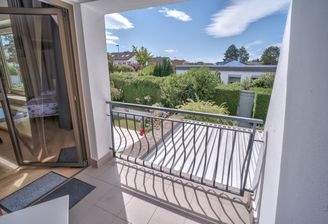 Loggia mit Blick ins Grüne