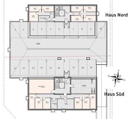 Haus Nord & Süd / Keller, Tiefgarage