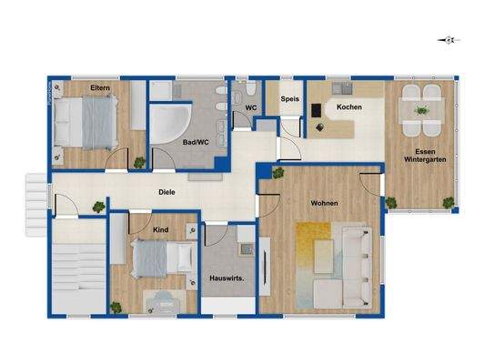 Grundriss Erdgeschoss