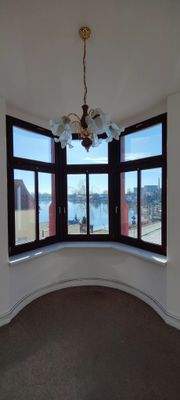 Saaleblick vom Wohnzimmer