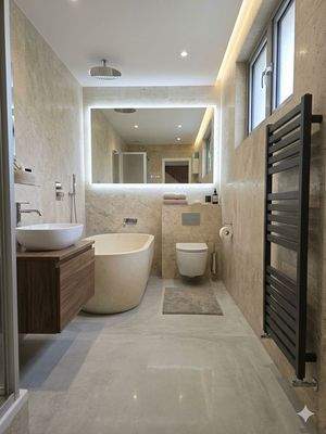 Badezimmer Illustration