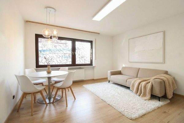 Wohnzimmer KI generiert