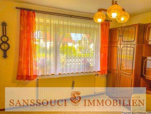 Blick aus dem Wohnzimmer