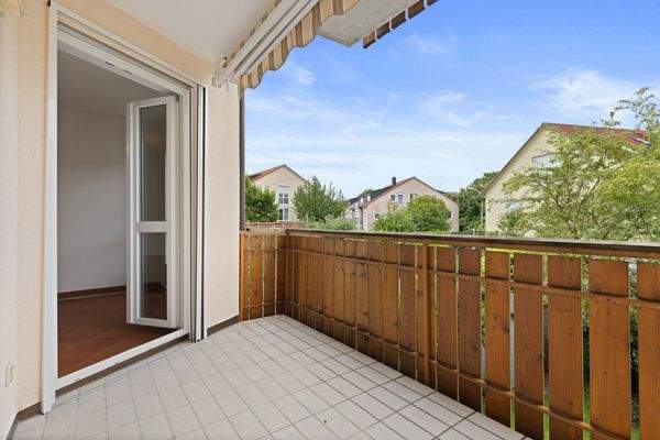 Balkon in Westausrichtung