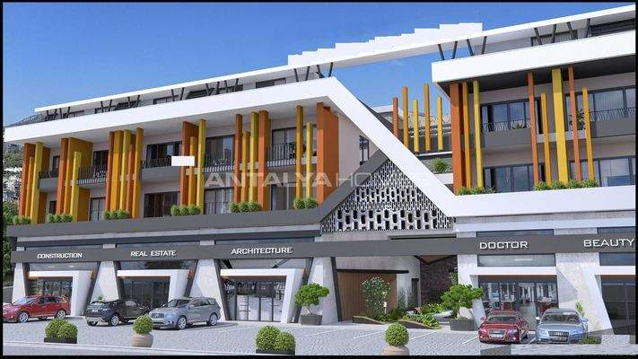 Modern Commercial Units in a Business Center in Alanya Antalya