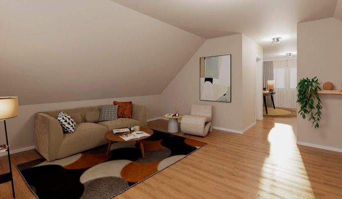 Flexible Nutzungsmöglichkeiten im Dachgeschoss