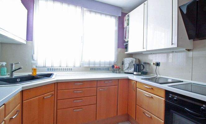 Küche im Dachgeschoss