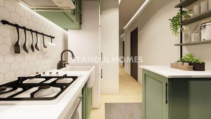 Furnished Whole Apartment Building in Istanbul with 5 Floors