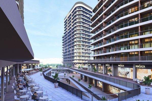 Apartments in a Mixed-Use Project with Indoor Pool in Ankara