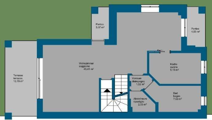 Grundriss Erdgeschoss ohne Garten