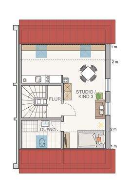 Grundriss Dachgeschoss