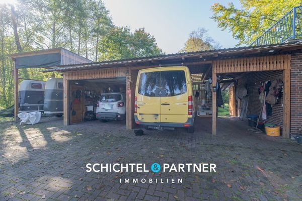 S&P | Carports und Garage mit elektrischem Tor