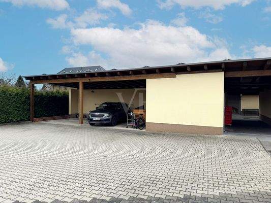 Außenbereich Carport-Anlage