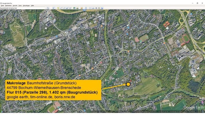 Grundstück Baumhofstraße (Bochum) Makrolage