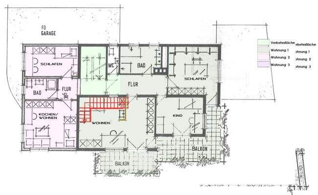 4421- Variante Dreifamilienhaus OG