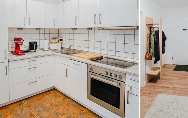 Küche und Eingangsbereich