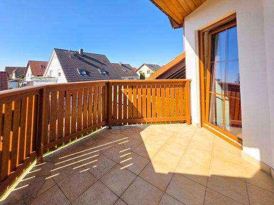 großzügiger Balkon
