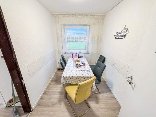 Essbereich exemplarische Wohneinheit