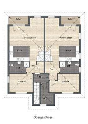 Grundriss Obergeschoss