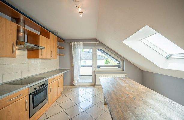 Wohnküche mit eigenem Balkon