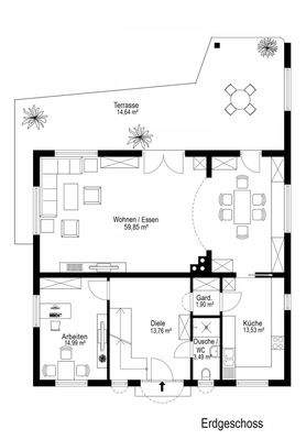 Grundriss Erdgeschoß