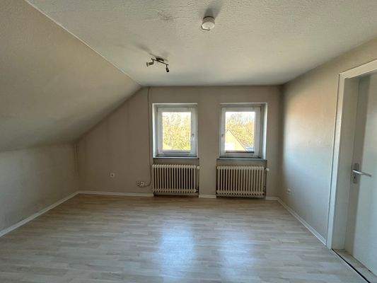 WE Spitzboden Wohnzimmer