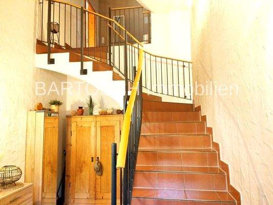 Treppenaufgang Eingangsbereich