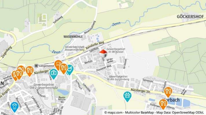 Geolyzer Kartenausschnitt