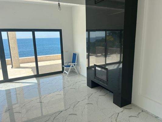 Wohnbereich mit Kamin