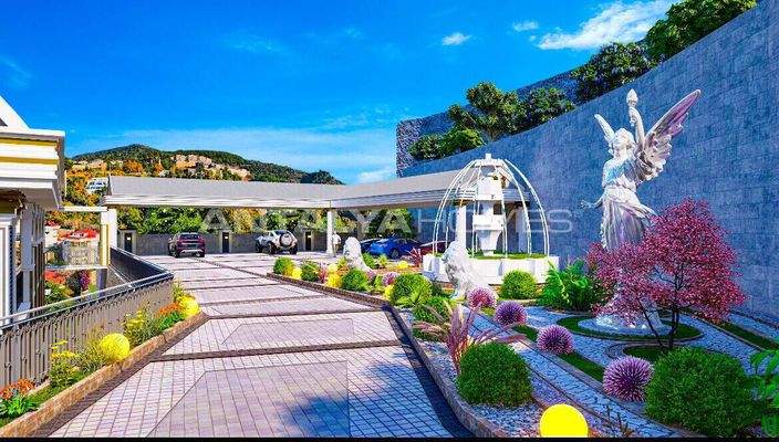 Sea and City View Flats in Bektas Alanya