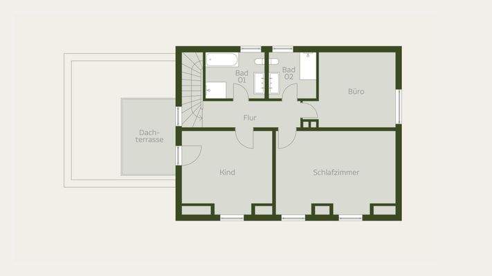Tassilo 1 |&nbsp;Remise Obergeschoss Planung