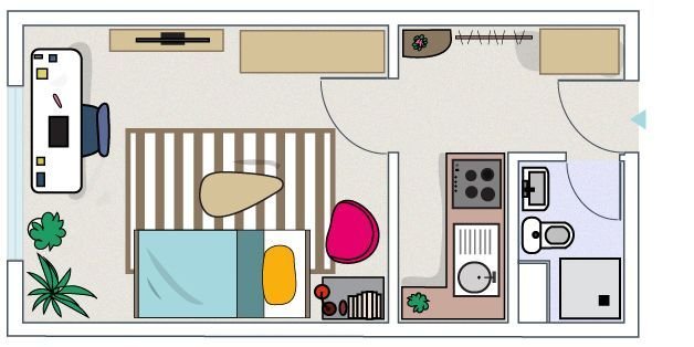 Grundriss_Neubrandenburg_1-Raum-Wohnung